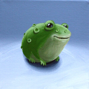 Frosch I, 12,5x12,5 cm