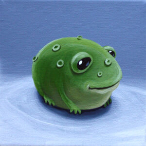 Frosch III, 12,5x12,5 cm