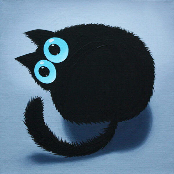Katzi III, 20x20 cm