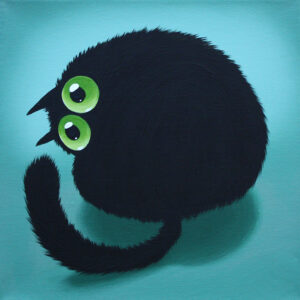Katzi VII, 20x20 cm