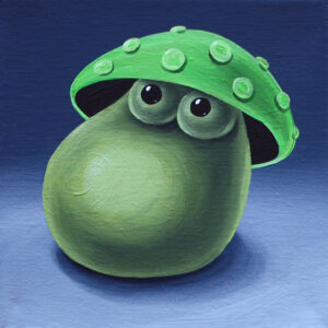 Pilz II, 15x15 cm